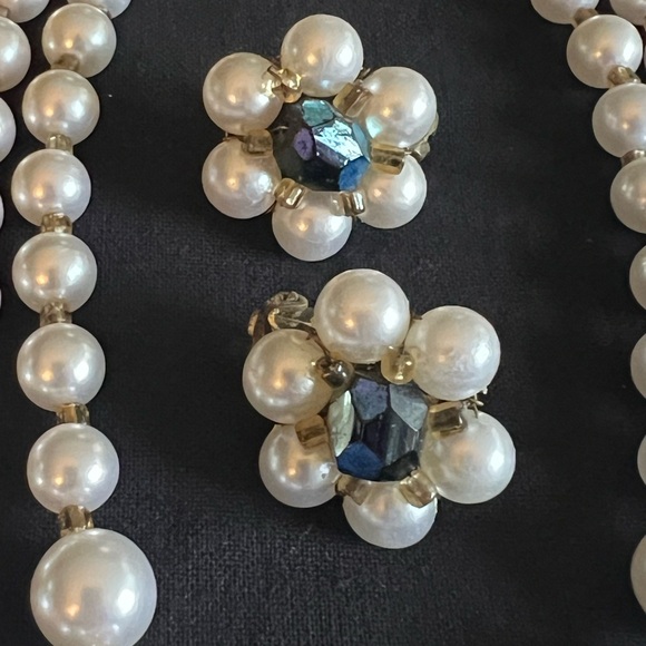 Vintage Multi-Strand Demi-Parure - Picture 3 of 9